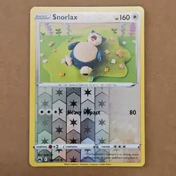 Pokemon Snorlax Rare Crown Zenith 109/159 NM REVERSE HOLO Foil TCG CCG - Image 1