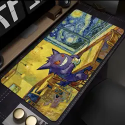 Pokemon Playmat Mousepad - GENGAR CAFE - TCG Game Play Mat - Image 1
