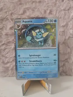 AQUANA SVP 168 BLACK Star Promo Prismatische Entwicklung pokemon karte NM Deuts - Image 1