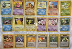 1999-2000 Pokemon Cards 18 Different Rares And Uncommons 4 Trainers - Image 1