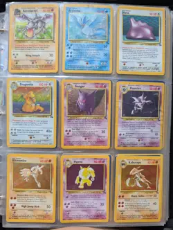 100% Complete Pokemon Card Fossil Set 62/62 Old Vintage Classics WOTC 1999! - Image 1