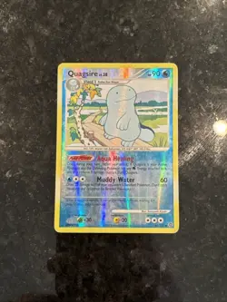 Pokemon Card - Quagsire Secret Wonders 60/132 Uncommon Reverse Holo - Image 1