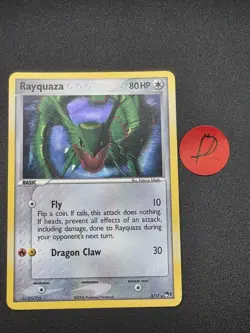 Pokemon TCG 2006 Rayquaza 003/017 POP Series 1 Holo Card -D - Image 1