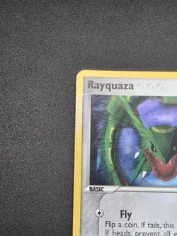 Pokemon TCG 2006 Rayquaza 003/017 POP Series 1 Holo Card -D - Image 3