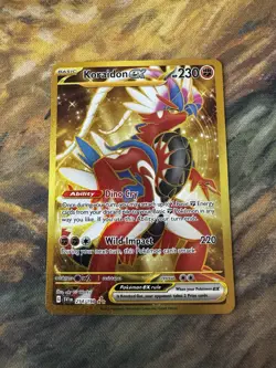 Pokemon TCG Koraidon EX Scarlet & Violet Base Set Holo Card 254/198 - Image 1