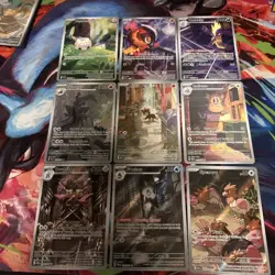 Pokemon TCG Illustration Rare Lot of 9 All Near Mint Condition Cards - Image 1