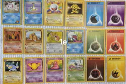 1999-2000 Pokemon Cards 6 RARE, 2 Uncommon And 6 Energy - Image 1