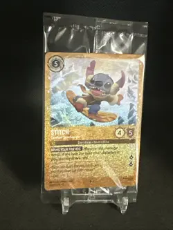 Stitch Carefree Snowboarder 42/P3 Promo Card-Sealed Lorcana Winterspell - Image 3