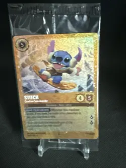 Stitch Carefree Snowboarder 42/P3 Promo Card-Sealed Lorcana Winterspell - Image 4