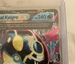 TCG Primal Kyogre EX Card 55/160 Primal Clash Holo Ultra Rare - Image 4