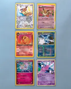 Pokemon Eevee/Eeveelutions 6 Card Lot - Image 1