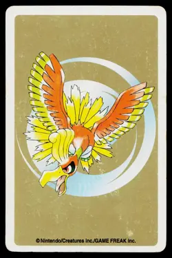 Raikou 10 of Spades Pokemon Gold Deck Playing Card Heavily Played - Image 2