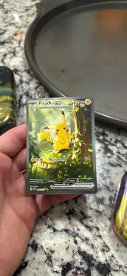 Pokemon Pikachu ex Promo Holo Card 278/227 Scarlet & Violet EX - Image 1