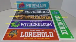 MAGIC THE GATHERING PROMO SECRETS OF STRIXHAVEN POSTER CARDS BUMPER STICKERS NEW - Image 2