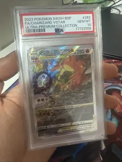 Charizard VSTAR SWSH262 SWSH: Sword & Shield Black Star Promo Cards Holo PSA 10 - Image 1