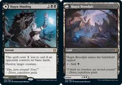 x1 Hagra Mauling // Hagra Broodpit R MTG Zendikar Rising M/NM, English - Image 1