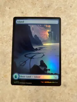 MTG NM Island 284 Foil [March of the Machine] - Image 1