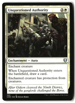 MTG Unquestioned Authority [CMR - 389] NM 3-12 - Image 1