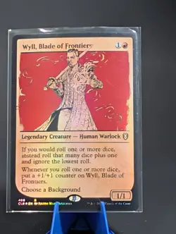 Wyll, Blade of Frontiers - FOIL SHOWCASE - Commander - Magic the Gathering MTG - Image 1