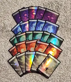 MTG Magic Secrets of Strixhaven Lot of 25 Foil Basic Land Mint - Image 1