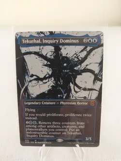 MTG Magic the Gathering Tekuthal, Inquiry Dominus (showcase) All Will Be One NM - Image 1