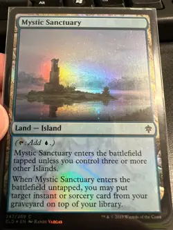 FOIL Mystic Sanctuary 247 Throne of Eldraine Magic mtg - Image 1