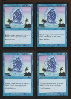 4x Snap Common Ex/LP Urza's Legacy Playset Magic the Gathering MTG - Image 1