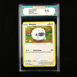 TQG 9.5 MINT+ 2021 Pokemon ENG Wooloo #FST E 222/264 C - Image 1