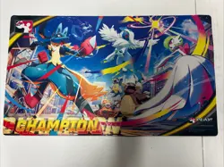 Mega Lucario vs Gardevoir Play Pokemon Official TCG Champion League Cup Playmat - Image 1