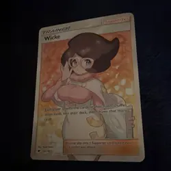 Pokemon Wicke Full Art Ultra Rare Holo Trainer Card 147/147 SM-Burning Shadows - Image 4