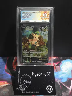 Pokemon Leafeon v TCG S-Chinese 134/132 CS4bC SR Holo Art Sword&Shield Ace 10 - Image 1