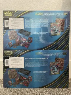 Pokemon Mega Charizard X ex Ultra-Premium Collection 2 Sealed Boxes Booster Pro - Image 2