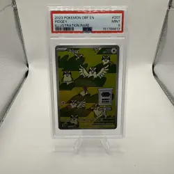 2023 POKEMON OBF EN-OBSIDIAN FLAMES ILLUSTRATION RARE #207 PIDGEY PSA 9 - Image 1