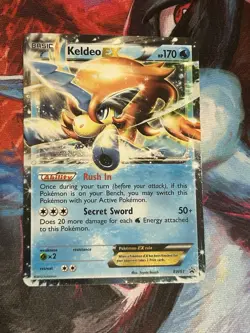 Keldeo EX BW61 & 49/149 2x Black & White Black Boundaries Crossed Pokemon MP - Image 3