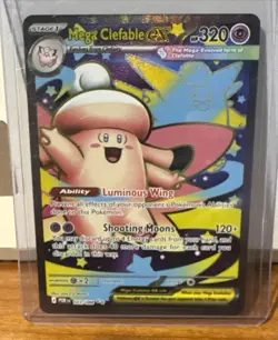 Pokemon TCG Double Rare Full Art Holo Mega Clefable Ex 103/88 Perfect Order NM/M - Image 1
