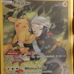Pokemon Pikachu TG05/TG30 Lost Origin Ultra Rare Holo Whimsy Tackle - Image 1