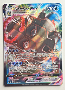 Pokemon TCG Blastoise VMAX SWSH103 Sword & Shield Black Star Promo Holo NM - Image 1