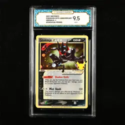 TQG 9.5 MINT+ 2021 Pokemon 25th ENG Greninja SWSH144 Promo - Image 1