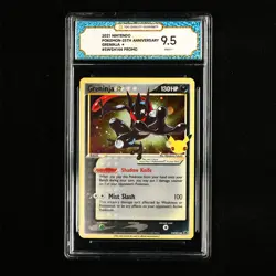 TQG 9.5 MINT+ 2021 Pokemon 25th ENG Greninja SWSH144 Promo - Image 2