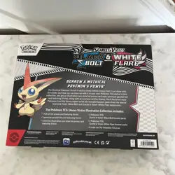 Pokemon Black Bolt White Flare Victini Illustration Collection new sealed - Image 2