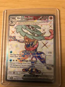 Greninja ex Pokemon Twilight Masquerade 198/167 Full Art Ultra Rare NM - Image 1