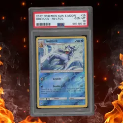 Pokemon Sun & Moon GOLDUCK 29/149 Reverse Foil PSA 10 - Image 1