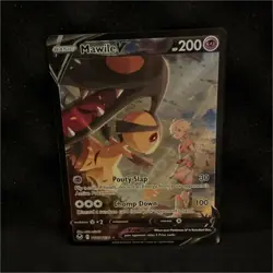 Pokemon TCG Mawile V Ultra Rare Full Art Holo TG17/TG30 Silver Tempest 200 HP - Image 1