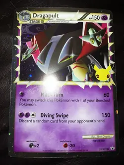 Pokemon Dragapult Prime SWSH132 Oversize Jumbo Official Promo Near Mint - Image 1