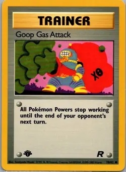 Goop Gas Attack 78/82 Common Team Rocket Pokemon 1st Edition Lightly Played - Image 1