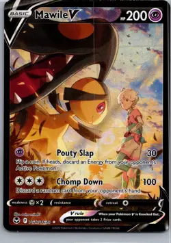 Mawile V TG17/TG30 Holo Rare V Silver Tempest Trainer Gallery Pokemon Near Mint - Image 1