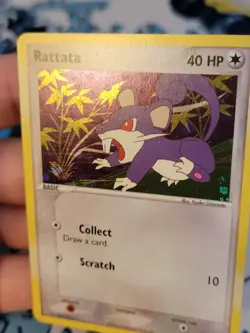 Pokemon TCG Rattata Reverse Holo EX Firered & Leafgreen 77/112 LP - Image 2