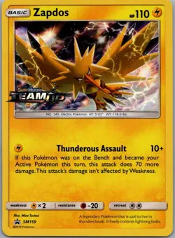 Zapdos - (Prerelease) SM159 Holo Promo Sun & Moon Promo Pokemon Holo Near Mint - Image 1