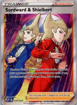 Sordward & Shielbert TG28/TG30 Silver Tempest Trainer Gallery Pokemon NM - Image 1