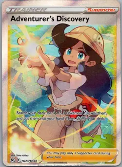Adventurer's Discovery TG23/TG30 Lost Origin Trainer Gallery Pokemon NM - Image 1